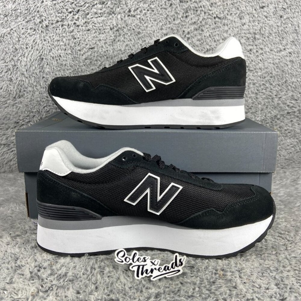 New Balance 515H Classic Size 10 Women Sneakers Black White WL515HBK - Picture 2 of 7